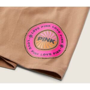 Nwot Victoria Secret PINK high waist cotton. biker shorts sz large